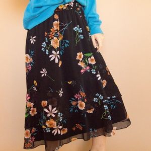 Y2K Preloved RACHEL Rachel Roy Cali Poppy Skirt